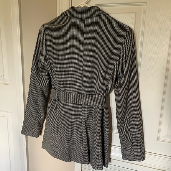 Sparkle pea coat with pockets, belt - Picture 2 of 3